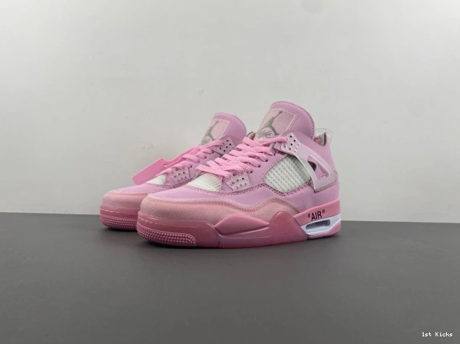 4 X OFF-WHITE JORDAN PINK 0813